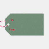 Weihnachtskollektion Geschenkanhänger (Rückseite Horizontal)