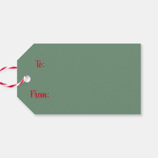 Weihnachtskollektion Geschenkanhänger (Rückseite Horizontal)