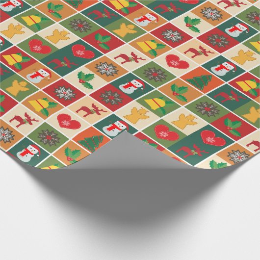 Weihnachtskollektion Geschenkpapier (Ecke)
