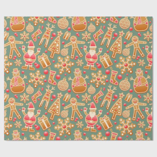 Weihnachtskollektion Geschenkpapier (Flach)