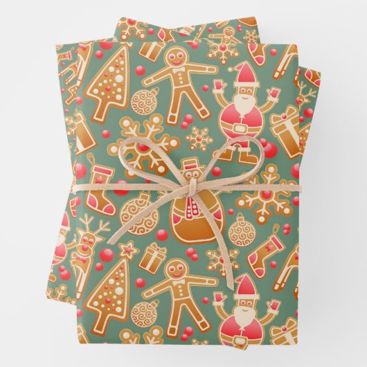 Weihnachtskollektion Geschenkpapier Set (Beispiel)