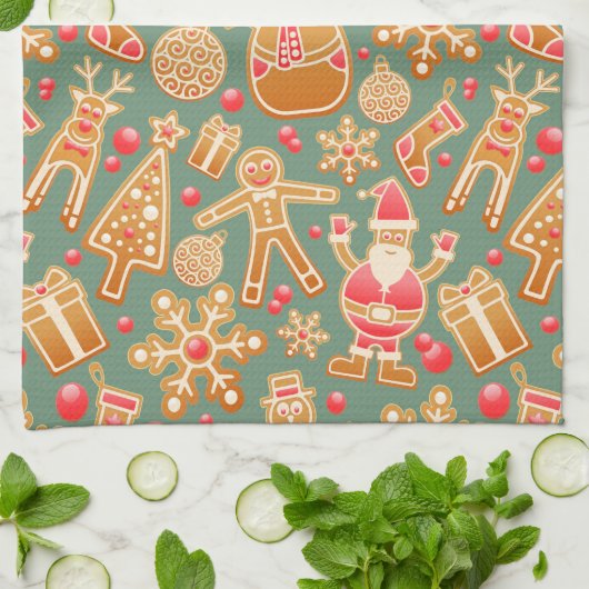 Weihnachtskollektion Geschirrtuch (Gefaltet)