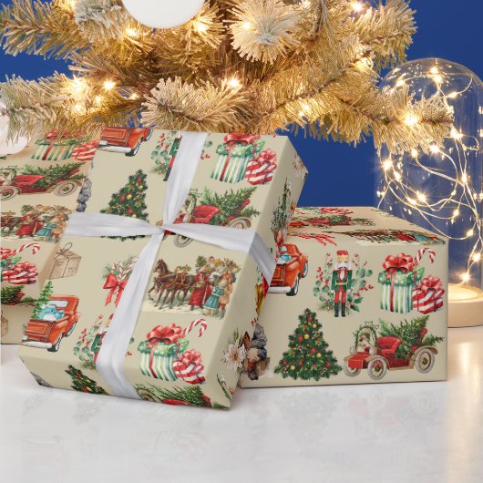 Weihnachtskollektion Gold Geschenkpapier (Feiertage)