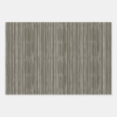 Weihnachtskollektion | Grüne Zeder, Kariert, Strei Geschenkpapier Set (Vorderseite 3)