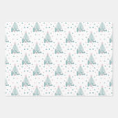 Weihnachtskollektion in Rosa und Türkisch Geschenkpapier Set (Vorderseite 2)