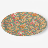 Weihnachtskollektion Pappteller (Schrägansicht)