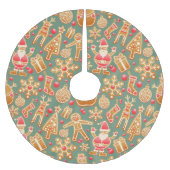 Weihnachtskollektion Polyester Weihnachtsbaumdecke (Vorderseite)