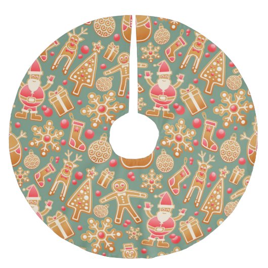 Weihnachtskollektion Polyester Weihnachtsbaumdecke (Vorderseite)