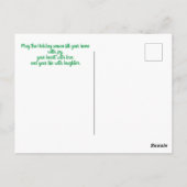 Weihnachtskollektion Postkarte (Rückseite)