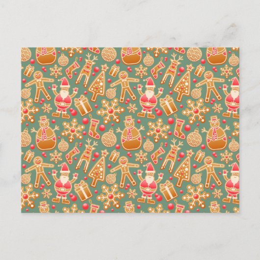 Weihnachtskollektion Postkarte (Vorderseite)