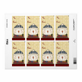 Weihnachtskollektion Snowman Geschenkartikel Tags (Vorne)