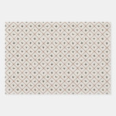 Weihnachtskollektion | Streifen, floral, Holly Wra Geschenkpapier Set (Vorderseite 3)