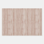 Weihnachtskollektion | Streifen grün, rot, Gold Geschenkpapier Set (Vorderseite 2)