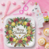 Weihnachtskollektion Tennis Pappteller (Party)