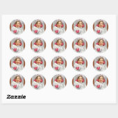 Weihnachtskollektion Viktorianische Girl Stickers (Blatt)
