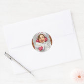 Weihnachtskollektion Viktorianische Girl Stickers (Umschlag)