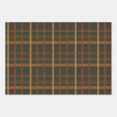 Weihnachtskollektion | Warm Kariert, Streifen, Zed Geschenkpapier Set (Vorderseite 2)