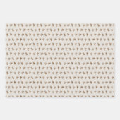 Weihnachtskollektion | Warm Kariert, Streifen, Zed Geschenkpapier Set (Vorderseite)