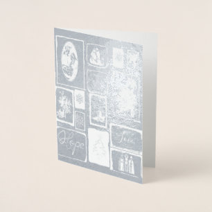 Weihnachtskollektionskarte Folienkarte