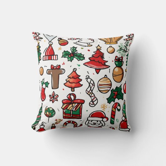 Weihnachtskomfort Kissen (Vorderseite)