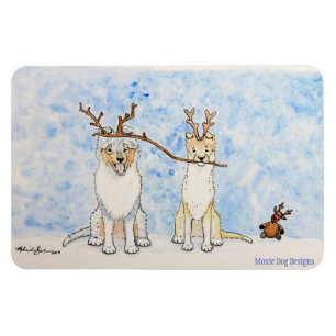 Weihnachtskomiker Magnet