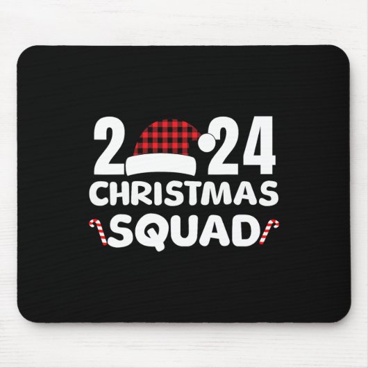 Weihnachtskommad 2024 Familiengruppe Matching Chri Mousepad (Vorne)