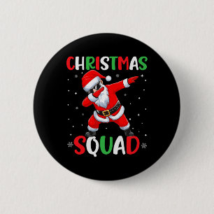 Weihnachtskommad-Familiengruppe Matching Santa Boy Button