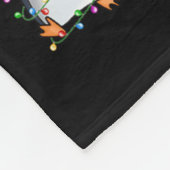 Weihnachtskommad Santa Dabbing Elf Familie Matchin Fleecedecke (Ecke)