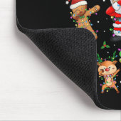 Weihnachtskommad Santa Dabbing Elf Familie Matchin Mousepad (Ecke)
