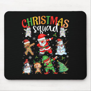 Weihnachtskommad Santa Dabbing Elf Familie Matchin Mousepad