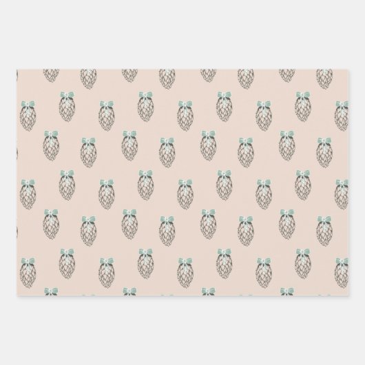 Weihnachtskone Geschenkpapier Set (Vorderseite 2)