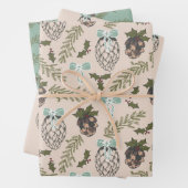 Weihnachtskone Geschenkpapier Set (Beispiel)