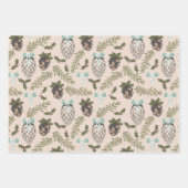 Weihnachtskone Geschenkpapier Set (Vorderseite)