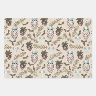 Weihnachtskone Geschenkpapier Set