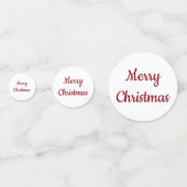 Weihnachtskonfetti Konfetti (Rückseiten)