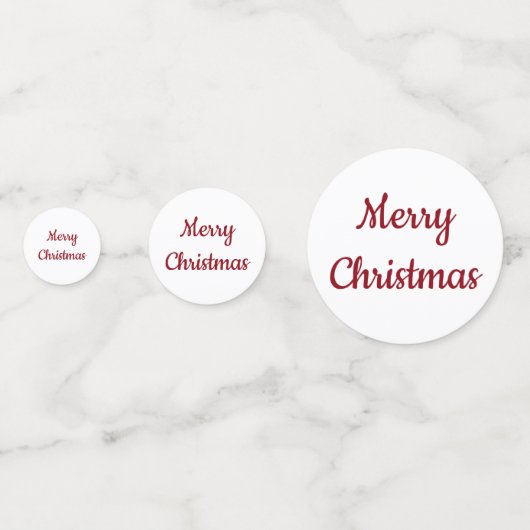 Weihnachtskonfetti Konfetti (Rückseiten)