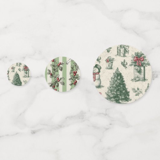Weihnachtskonfetti Konfetti (Vorderseiten)