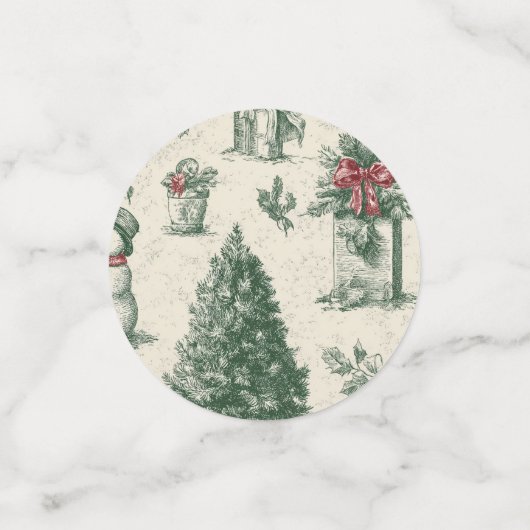 Weihnachtskonfetti Konfetti (Klein Vorderseite)