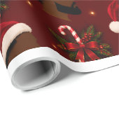 Weihnachtskönig-Geschenkpapier Geschenkpapier (Rolleneckpunkt)