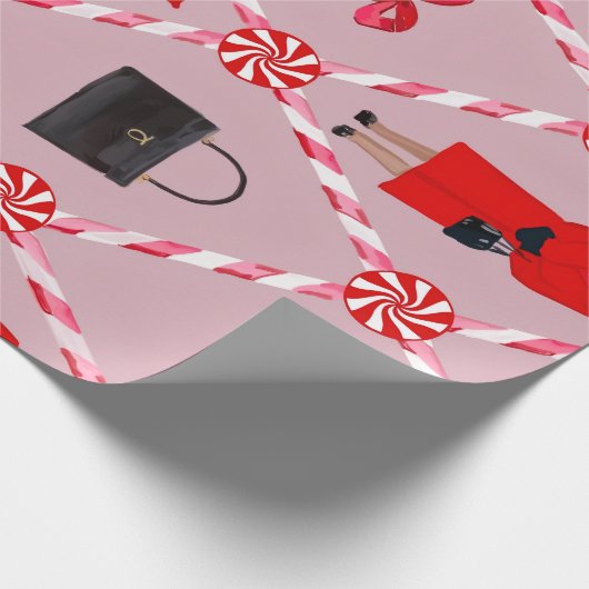 Weihnachtskönigin  geschenkpapier (Ecke)