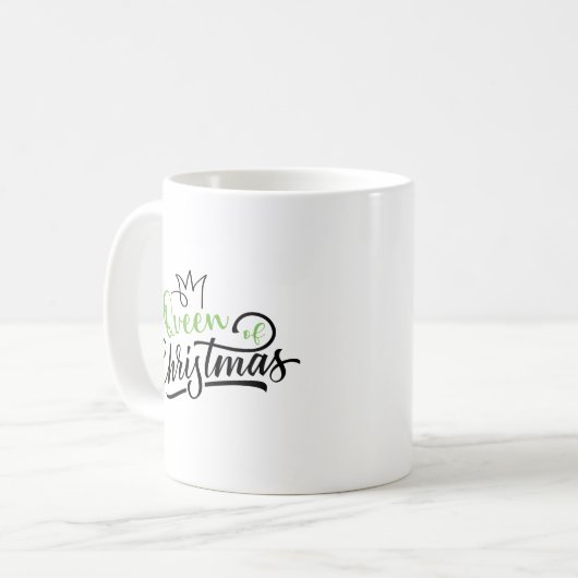 Weihnachtskönigin Kaffeetasse (Vorderseite Links)