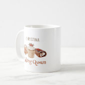 Weihnachtskönigin Kaffeetasse (Vorderseite Links)
