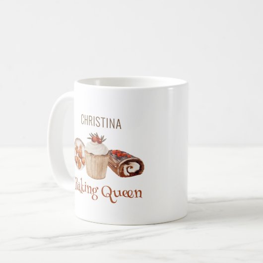 Weihnachtskönigin Kaffeetasse (Vorderseite Links)