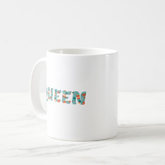 Weihnachtskönigin Kaffeetasse (Vorderseite Links)