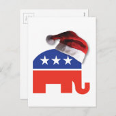 Weihnachtskonservativ Feiertagspostkarte (Vorne/Hinten)