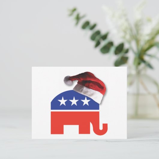 Weihnachtskonservativ Feiertagspostkarte (Stehend Vorderseite)