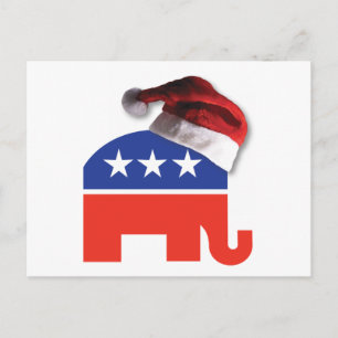 Weihnachtskonservativ Feiertagspostkarte