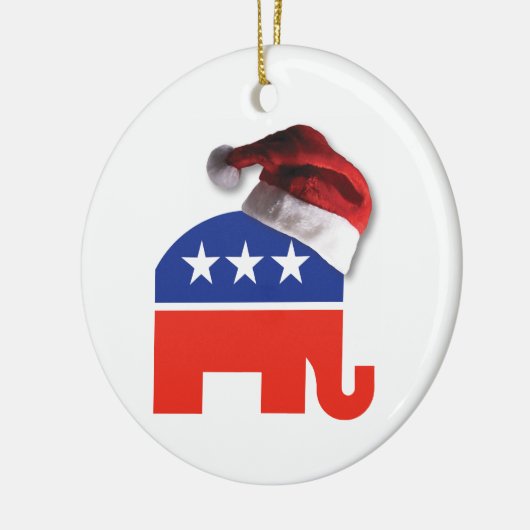 Weihnachtskonservativ Keramikornament (Links)