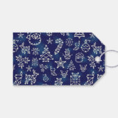 Weihnachtskonstellation Sternmuster von Geschenkanhänger (Vorderseite (Horizontal))