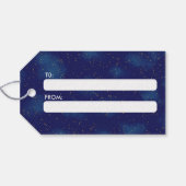 Weihnachtskonstellation Sternmuster von Geschenkanhänger (Rückseite Horizontal)